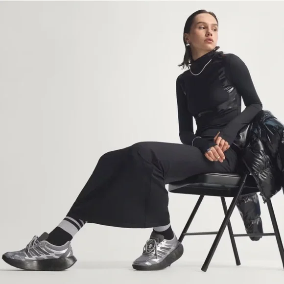 adidas Black Long Sleeve Dress - Picture 2 of 5